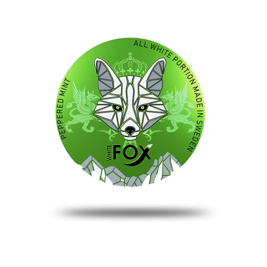White Fox Peppered Mint – Green 12mg