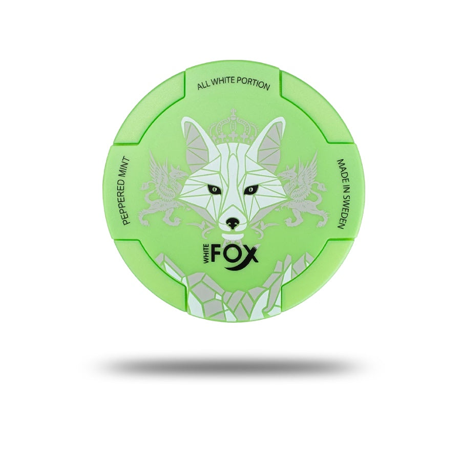 White Fox Peppered Mint – Green 12mg
