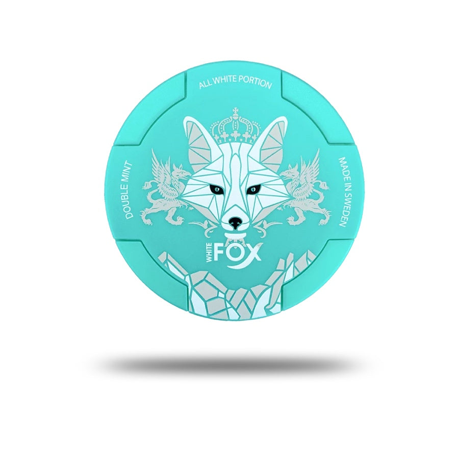 White Fox Double Mint – Teal 12mg